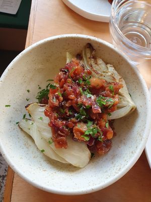 Grilled fennel at Naifs in South East London
