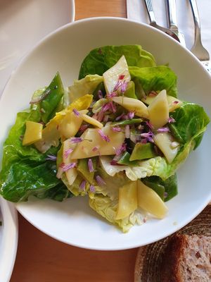 Smoked bean salad at Naifs in South East London