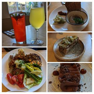 Multiple dishes at Naifs at Naifs in South East London