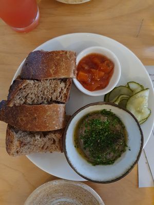 Lentil pâté 😋 at Naifs in South East London