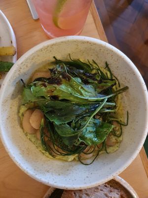 Butter bean salad at Naifs in South East London