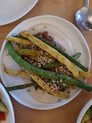 French beans at Naifs in South East London