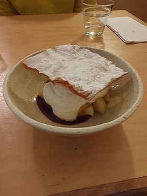 Stewed apples at Naifs in South East London