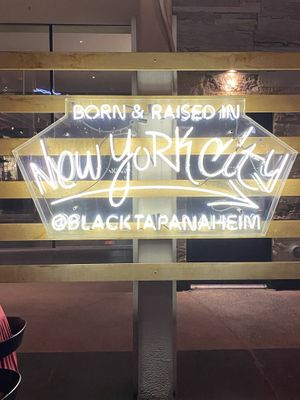 Cute logo at Disneyland - Black Tap in Anaheim