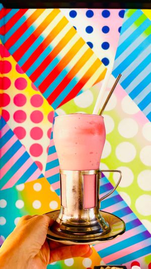 Vegan Black Cherry Milkshake at Disneyland - Black Tap in Anaheim