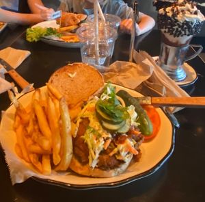 Vegan Nashville Hot  at Disneyland - Black Tap in Anaheim