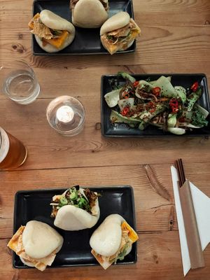 Vegan bao 🫶  at Tiger Bites Pig in Birmingham