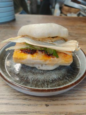 Tofu Bao Bun at Tiger Bites Pig in Birmingham