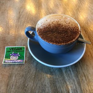 Oat cappuccino  at The Dispensary in Newcastle Upon Tyne