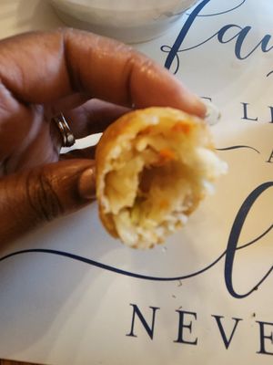 Vegan crunch roll at Sweet Basil in Beaumont