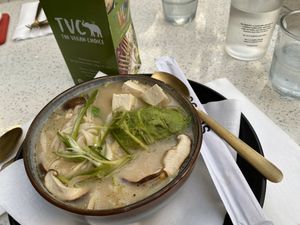 Ramen soup at The Vegan Choice in Miami
