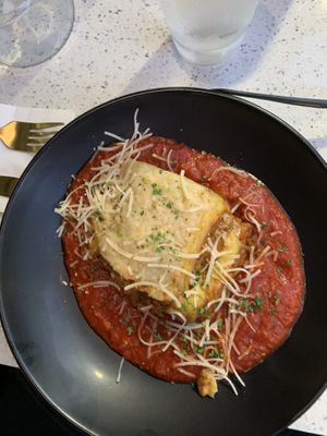 Lasagna was amazing!! at The Vegan Choice in Miami