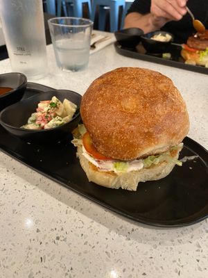 Burgers  at The Vegan Choice in Miami