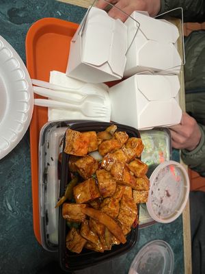 $35 of vegan food  at China Taste in Carmel