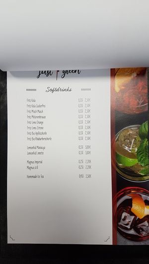 Lemonades at Just Green in Hamburg