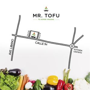 Location  at Mr. Tofu in Merida