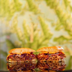 BBQ carnitas  at Gegen in Los Angeles