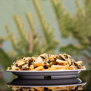 loaded fries  at Gegen in Los Angeles