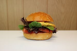 just egg slider  at Gegen in Los Angeles