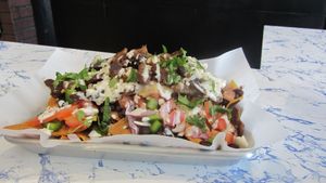 coming soon loaded nacho at Gegen in Los Angeles