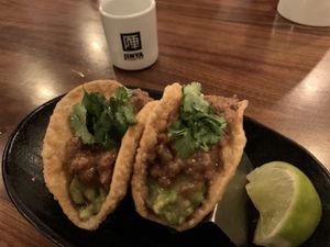 Impossible tacos  at JINYA Ramen Bar in Washington