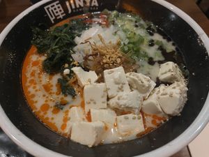 Spicy creamy vegan ramen   at JINYA Ramen Bar in Washington