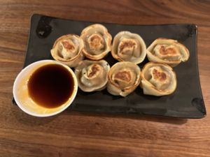 Impossible gyoza 🥟   at JINYA Ramen Bar in Washington