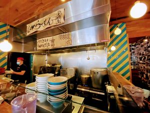 Open kitchen = noisy atmosphere at Daikaya in Washington