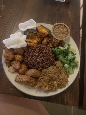 Create your own plate!  at Warung Local in Canggu