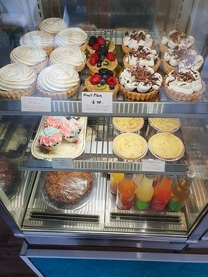 Cold cabinet selection changes daily at Wilderflower & Wanderberries in Tamborine Mountain