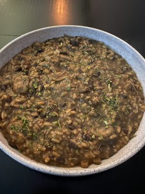 Mushroom Risotto   at Animalia Vegan e Bar in Sao Paulo