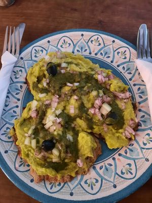 Avocado Bread at Mr Kahawa in Zanzibar