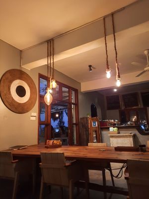 Inside at Mr Kahawa in Zanzibar