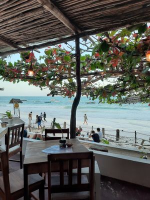 View at Mr Kahawa in Zanzibar
