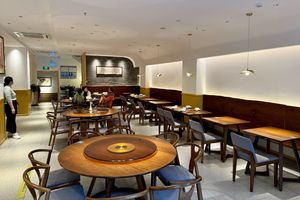 The dining roomm #Veganuary at DàFāng SùShí Guǎn in Xiamen