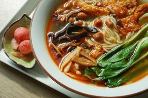 Special Flavor Rice Noodles at Knowing Cafe in Shanghai