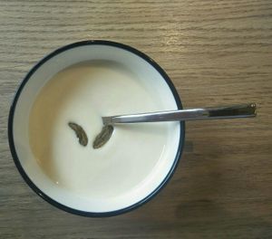 Vegan yogurt. at Knowing Cafe in Shanghai
