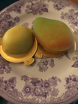 Mango and lemon pastry. at S-Foodies in Uppsala