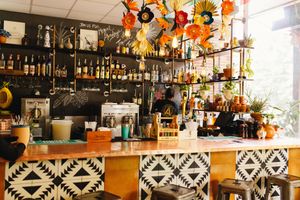 Welcome, we offer a full bar and fresh margaritas! at El Ponce in Atlanta