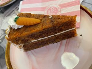 Carrot cakee  at Aida in Vienna