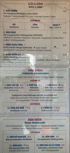 🌱 - vegan (option) at Xeom Vietnamese in Hamburg