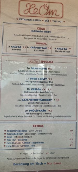 🌱 - vegan (option) at Xeom Vietnamese in Hamburg