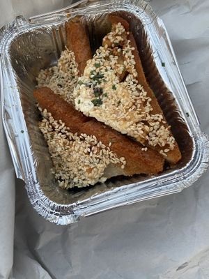 Prawn toast  at Woo Tan Scran - Cloud Kitchen in Liverpool