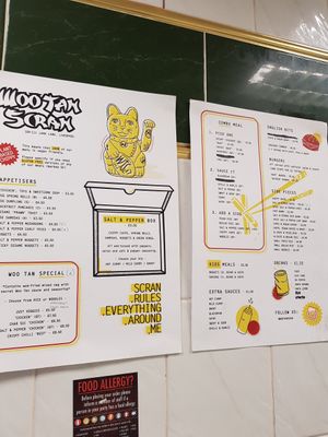 Lots of options for take away. All vegan. at Woo Tan Scran - Cloud Kitchen in Liverpool