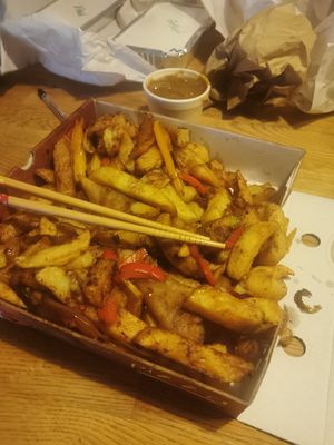 Salt and pepper everything! at Woo Tan Scran - Cloud Kitchen in Liverpool