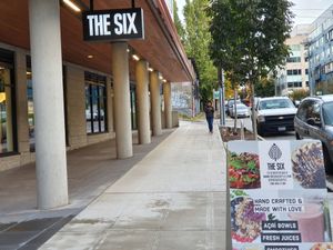 Outside at The SIX in Seattle