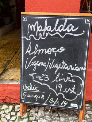 Valores em setembro de 2022. Suponho que o valor de R$19 era para estudantes. at Mafalda in Curitiba