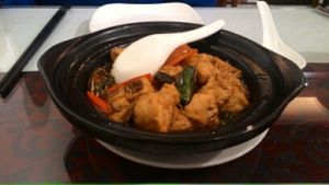 spicy tofu at Samadhi Art & Cafe in Xiamen