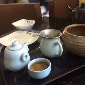 Chinese style tea  at Samadhi Art & Cafe in Xiamen
