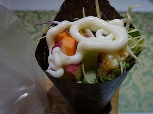 vegetable roll at Samadhi Art & Cafe in Xiamen